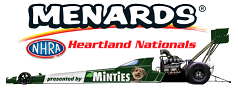 Menards NHRA Heartland Nationals presented by Minties logo